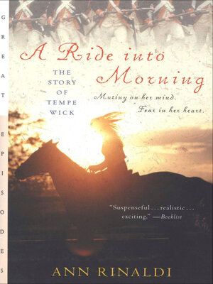 cover image of A Ride into Morning